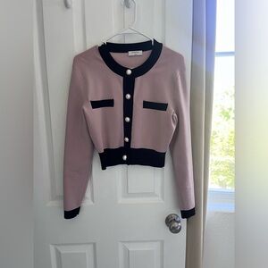 aritiza babaton cardigan size s pink